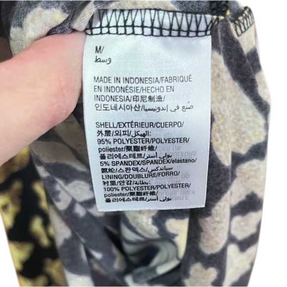 Thalia Sodi Fashion Animal Print Jumpsuit Size M - Picture 7 of 7